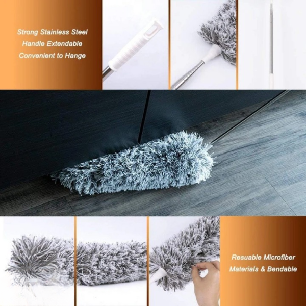 Microfiber Duster with Extension Pole