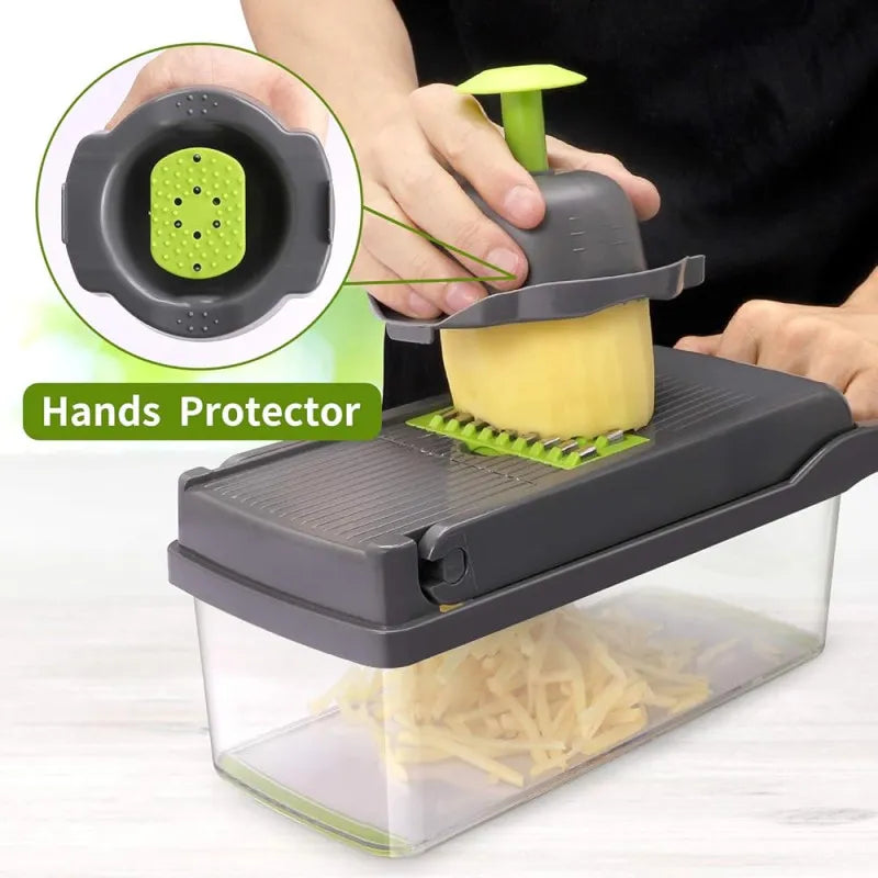 16-in-1 Multifunctional Vegetable Chopper & Slicer