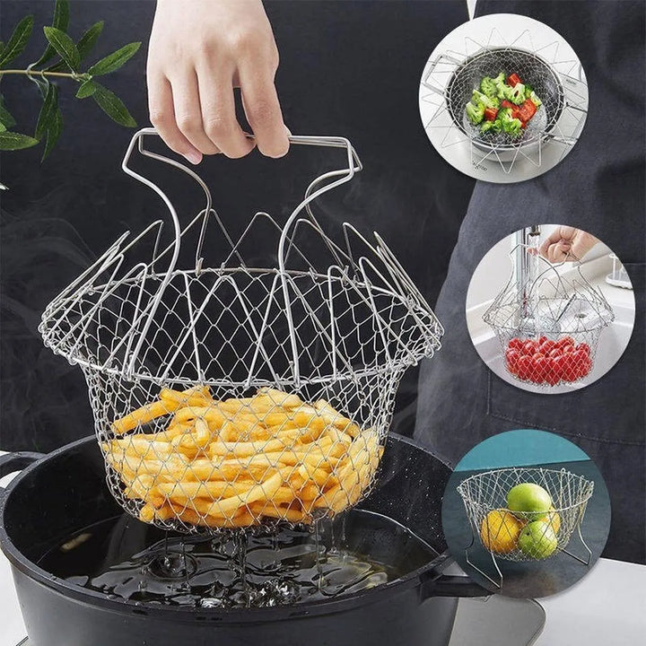 Multifunctional Folding Frying Basket