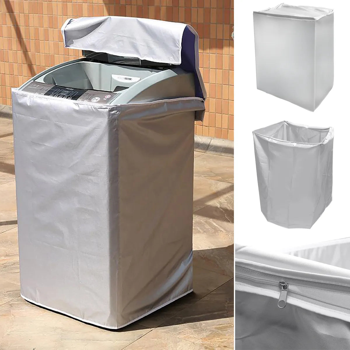 Single Washing Machine Cover - Parachute Type