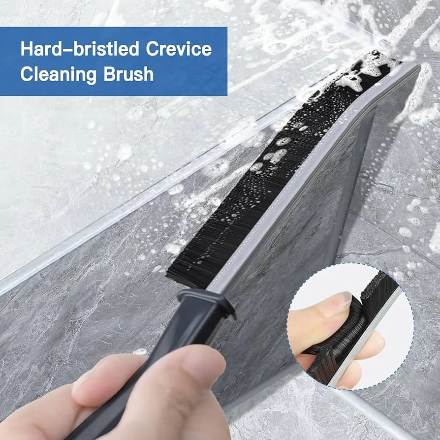 Set of 2 Gap Cleaning Brushes – Hard Bristle Crevice & Grout Brush