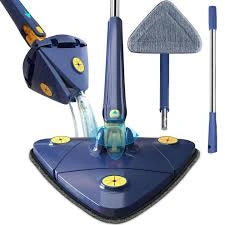 360 Rotatable Adjustable Triangle Cleaning Mop With Twist Squeeze