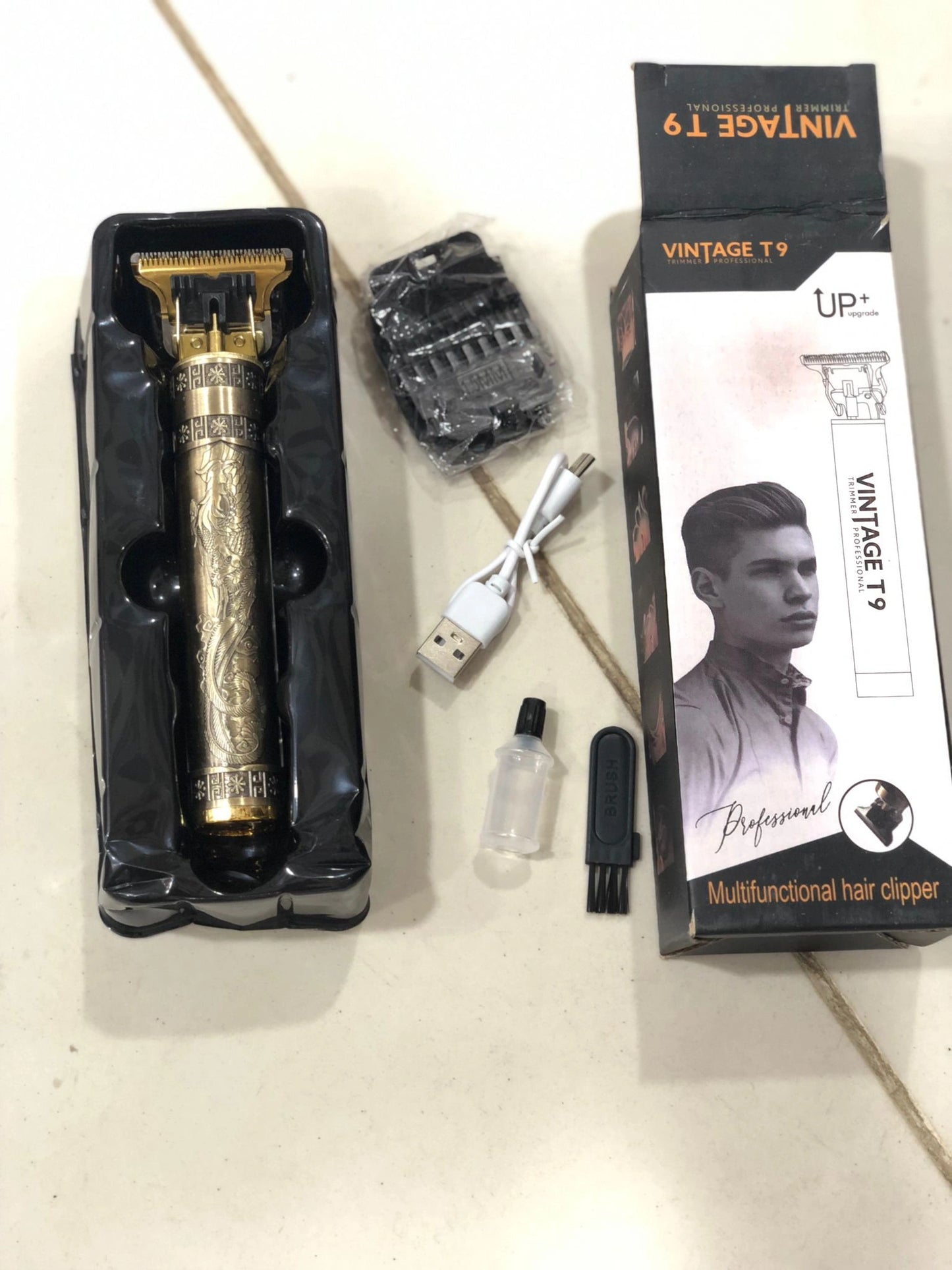 Professional T9 Trimmer Metal Body Shaver