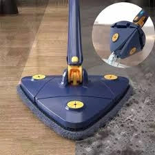 360 Rotatable Adjustable Triangle Cleaning Mop With Twist Squeeze