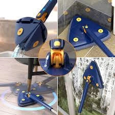 360 Rotatable Adjustable Triangle Cleaning Mop With Twist Squeeze