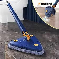360 Rotatable Adjustable Triangle Cleaning Mop With Twist Squeeze
