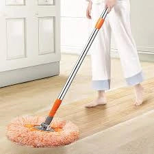 360° Rotating Multi-Functional Spin Mop with Extendable Stainless Steel Handle