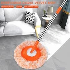 360° Rotating Multi-Functional Spin Mop with Extendable Stainless Steel Handle